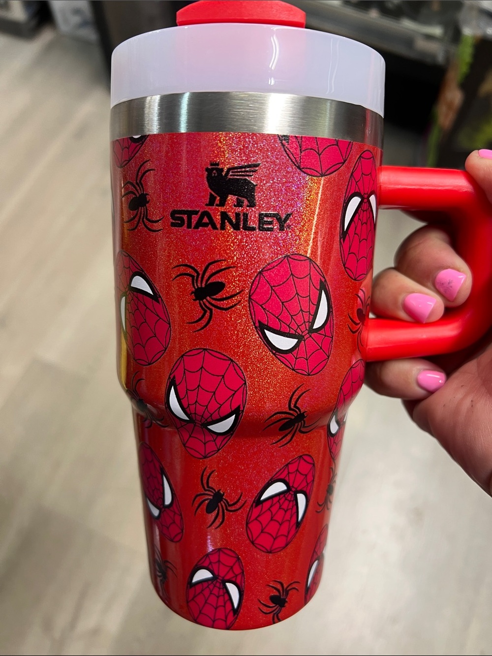 Travel Mug with Spider-Man Design